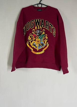 Стильний світшот / худі harry potter hogwarts з розрізами (розмір s, оверсайз крій)