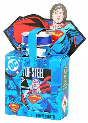 Туалетная вода для мальчиков dc comics superman man of steel 50 мл