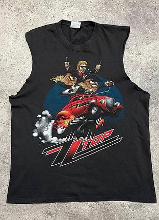Майка винтажная zz top eliminator tour