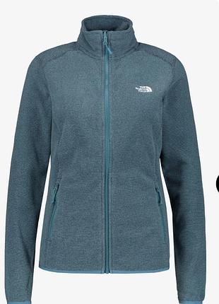Женская флисовая кофта the north face 100 glacier full zip, р.s