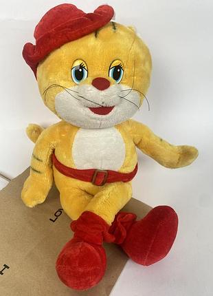 Новая мягкая игрушка кот котик кошечка котёнок  «кот в сапогах» бренда lava (лава)