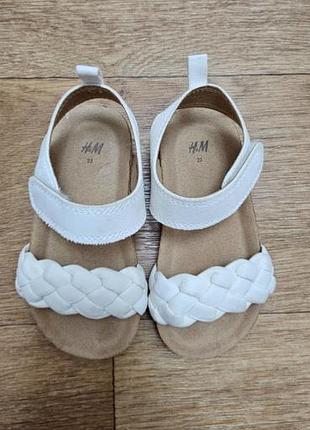 Сандалии h&amp;m 23 для девочки