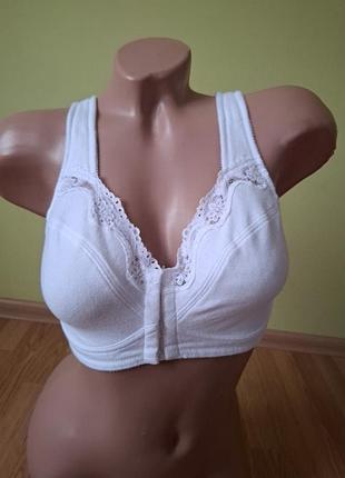 Бюстгальтер мягкий без косточки коттон 75c d
