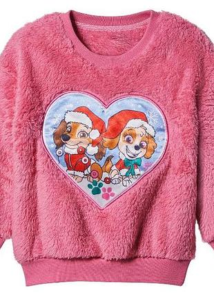 Флисовая кофта для девочки disney paw patrol