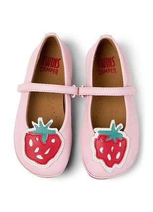 Кожаные балетки тапочки camper tws kids