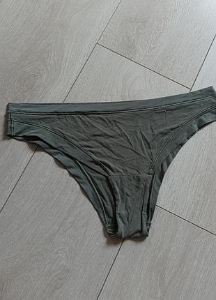 Зеленые трусики базовые трусы m&amp;s l xl 12 14 40 42 48 50