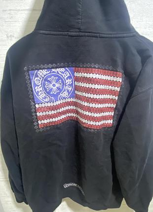 Зіпка chrome hearts flag logo