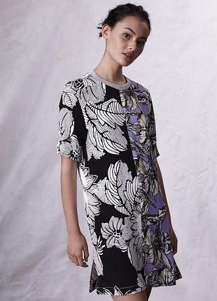 Asos uk12 цікава сукня принт