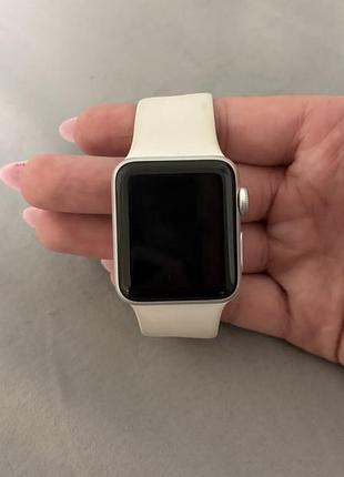 Торг. подарунки. акум 88%. apple watch series 3, 38mm, white