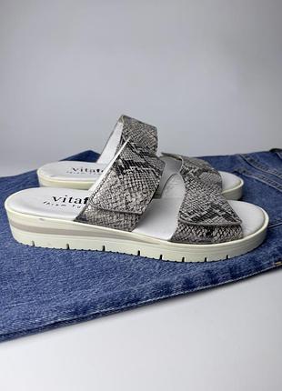 Шльопанці жіночі шкіра vitaform