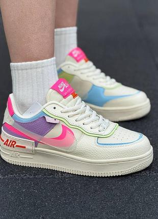 Жіночі кросівки nike air force 1 shadow double swoosh