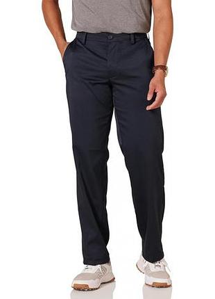 Брюки regular fit из влагоотводящей ткани для мужчины amazon essentials ae1906304ae1905960 34-33 темно-синий