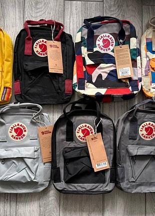 Рюкзак fjallraven kanken mini 7л фьялравен канкен мини графитовый
