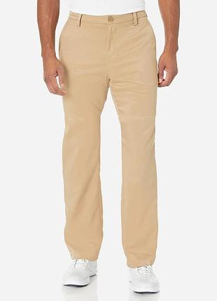 Штани regular fit з вологовідвідної тканини для чоловіка amazon essentials mae65007fl18 31-28 бежевий