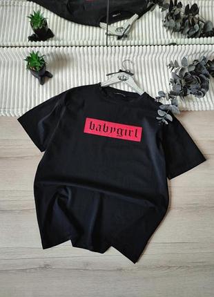 Хлопковая футболка оверсайз shein p xs-s