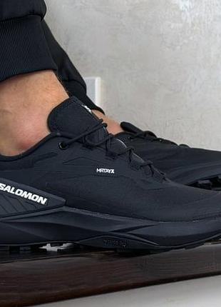 Мужские кроссовки salomon genesis черные