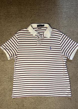 Поло polo ralph lauren l striped