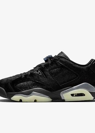 Жіночі кросівки wmns air jordan 6 low blackout io9786-001