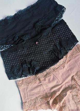 Набор трусиков victoria's secret трусики victoria's secret ажурные чикини victoria’s secret белье victoria’s secret
