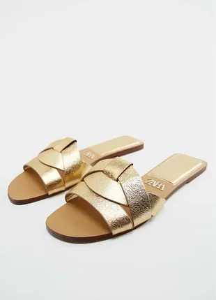 Шльопанці zara 38 розмір