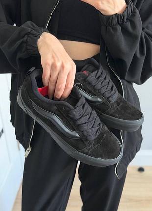 Vans knu skool total black 2
