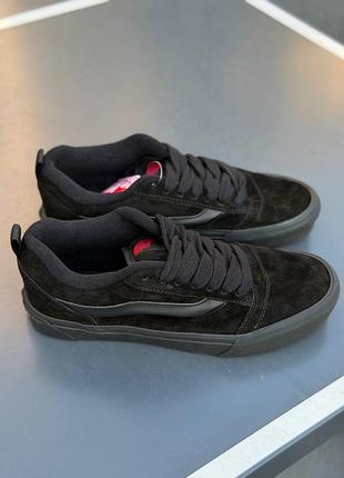 Vans knu skool total black 4