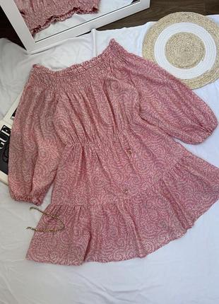 Сукня з відкритими плечами h&m