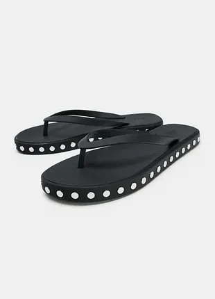Шльопанці zara 36, 38розмір
