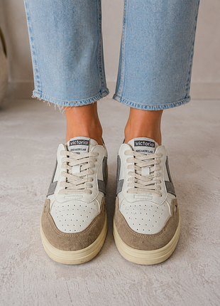 Кроссовки victoria sneaker lab 1915 женские р.40 бежевые замшевые