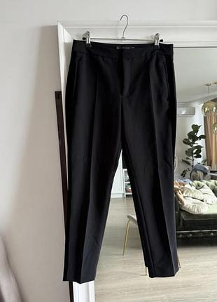 Базові чорні штани zara