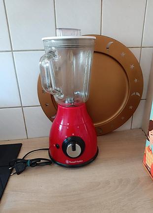 Блендер стаціонарний фірми russell hobbs потужність 600 вт у гарному робочому стані все ціле терміни відправлення уточнюйте не завжди є вдома