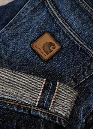 Джинсовые шорты селвидж деним carhartt klondike bermuda selvedge selvage