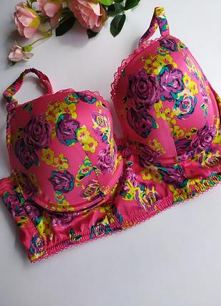 Красивый шелковый бюстгалтер m&amp;s,69 36d