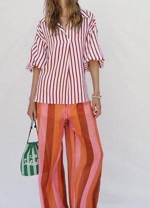 Сорочка з обʼємними рукавами zara
