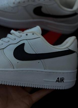 Nike air force 1 white black 6