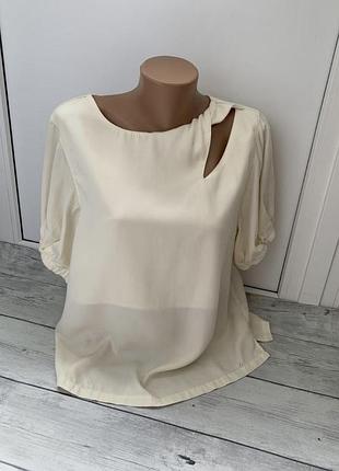 Красивая новая женская блузка, футболка от бренда salsa jeans l(40), замеры на фото, бирка утеряна
