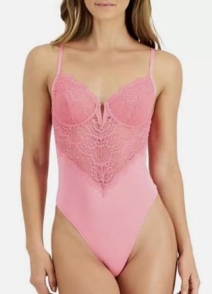 Боді inc international concepts micro lace, рожевий,