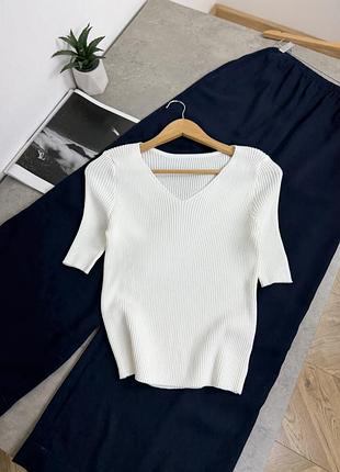 Джемпер в рубчик 2