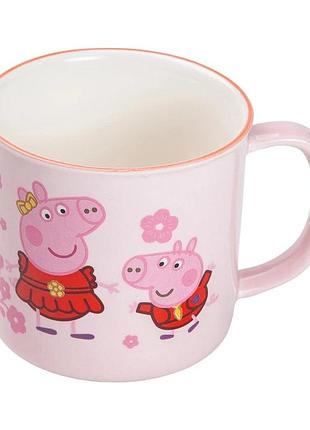 Кружка порцелянова peppa pig 400 мл рожева рожева hp-15-13