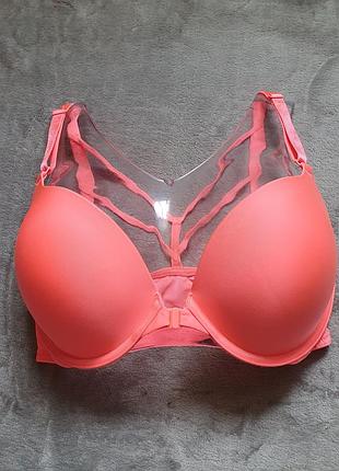 Бюстгальтер victoria's secret  с красивой спинкой 75dd!