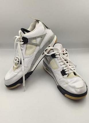 Мужские кроссовки nike air jordan 4 retro og "white cement" размер 45