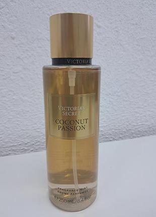 Міст. парфумований спрей для тіла. victoria’s secret coconut passion fragrance mist, 250 мл