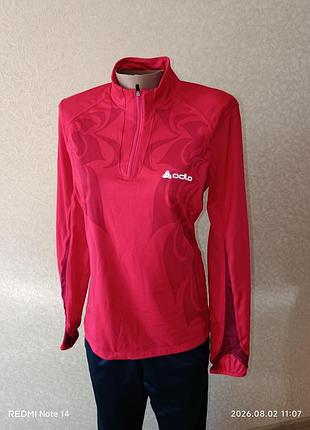 Спортивна кофта лонгслів жіночий odlo lady midlayer (розмір m) — оригінал, ідеальний стан