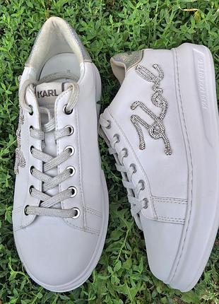 Макасины karl lagerfeld 39 р, моломерят, стелька 24,5 см