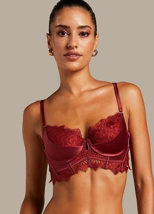 Бюстгальтер з преміальної лінійки noir hunkemoller, з мереживом і атласом