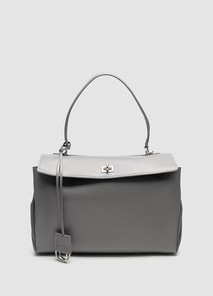 Сумка баленсиага rodeo large grey/silver