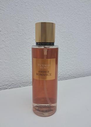 Міст. парфумований спрей. victoria’s secret amber romance fragrance mist, 250 мл