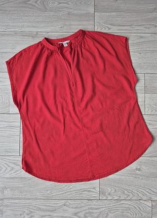 Красная блуза, рубашка h&amp;m