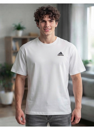 Мужская хлопковая футболка adidas (размер xl, оригинал)