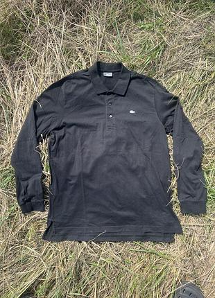 Поло лонгслів lacoste l/s monogram crocodile polo shirt